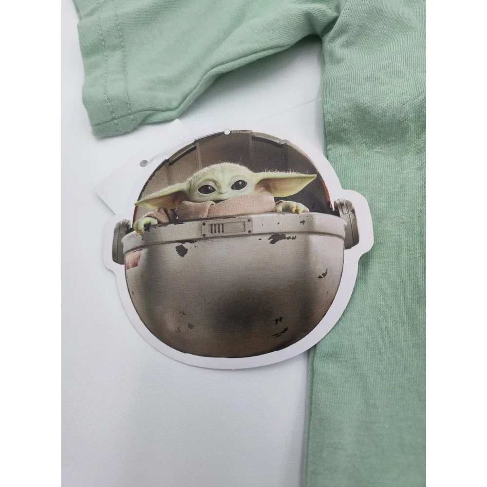 ✅🩳👕STAR WARS Boys SHIRT SHORTS Size 7 Set 2-Pieces Mandalorian Disney👀SEE📏📸